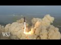 Starship explosion watch elon musks rocket explode after launch  wsj