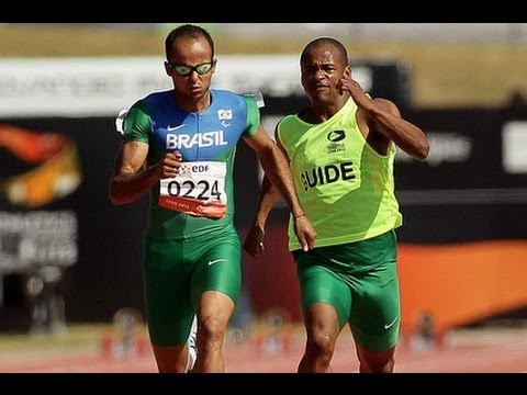 Athletics - men's 200m T11 final - 2013 IPC Athletics World
Championships, Lyon