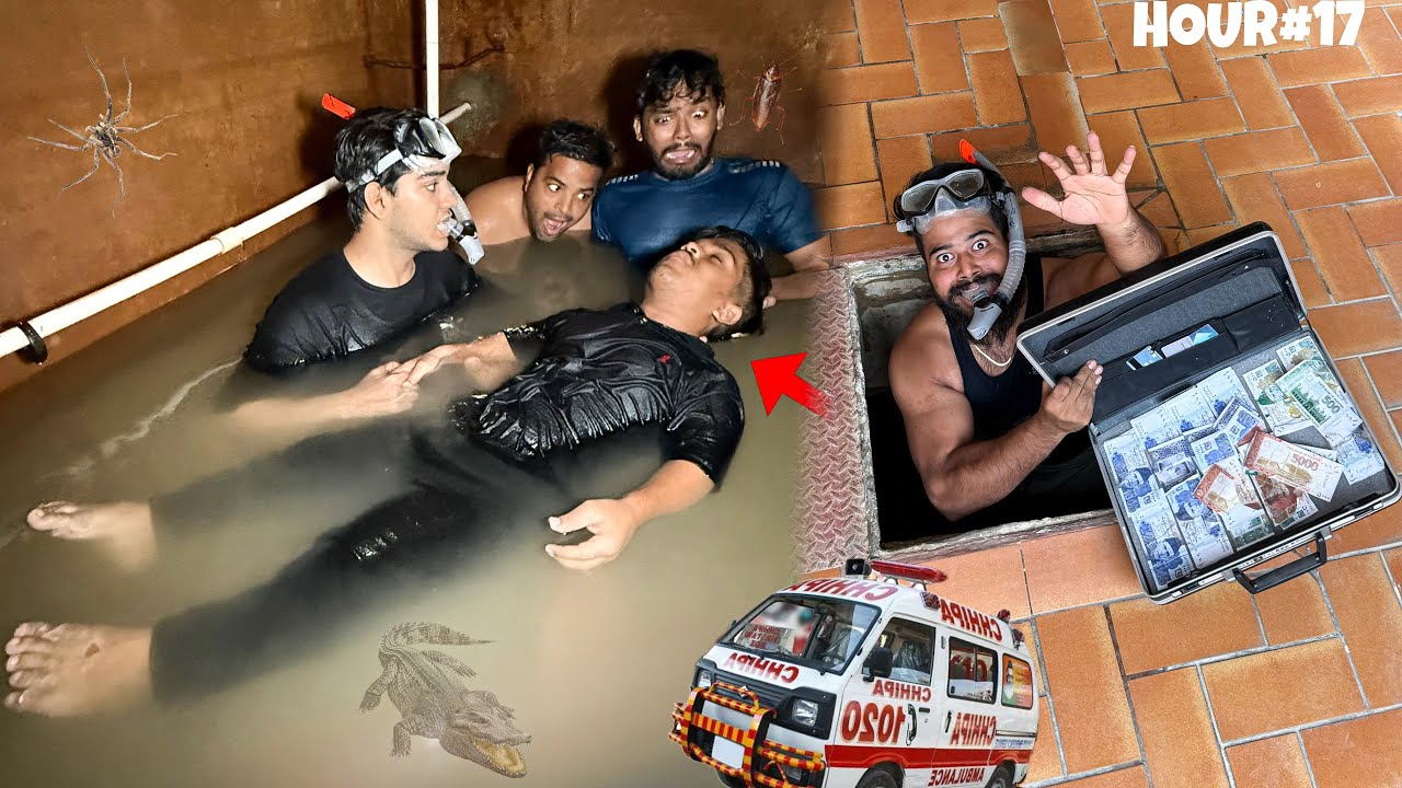 Last to Leave in Water tank Wins Rs100,000!! Gone Wrong