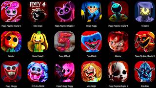 Every Poppy Playtime Chase \u0026 Jumpscare from Chapter 1 to 5 in Bright Mode Gameplay