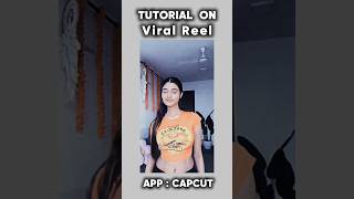 Tutorial ON Viral Reel In Capcut| Easy Tutorial 💞🤗#shorts #trending #animation
