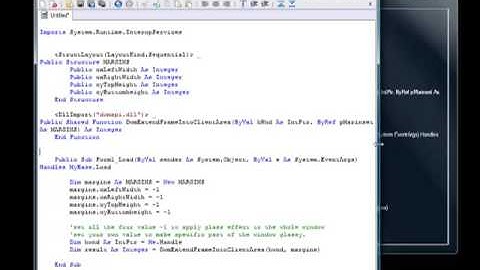 Visual Basic 2008, 2010 - Aero Style