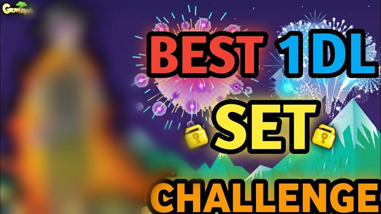 THE BEST 1 DL SET CHALLENGE (NEW SET) | Growtopia - Set Challenge 