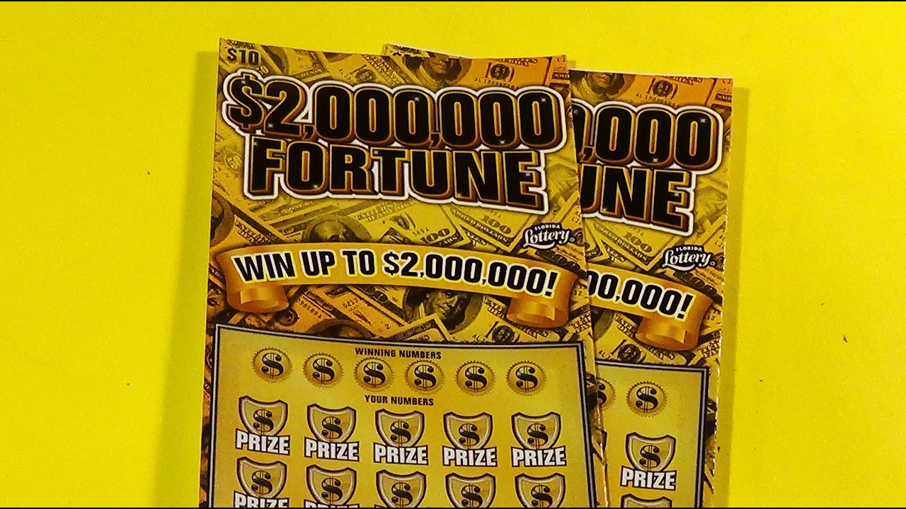 SOOD 1793: TWO $10 $2M FORTUNE FL Lottery Scratch Tickets - YouTube