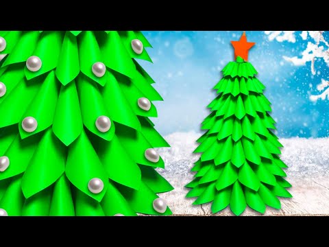 DIY  Paper Christmas tree | Сhristmas crafts | ЁЛКА из бумаги своими руками  | Новогодние поделки