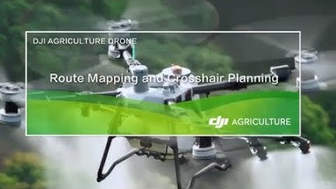DJI Agras T100 Tutorial: Route Mapping and Crosshair Planning (FAA Part 137 & FAA Part 107)