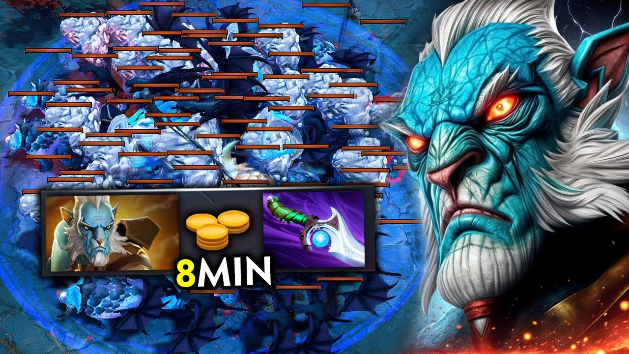 8Mins Diffusal Blade Phantom Lancer 28Kills Insane Burst Damage Rampage Dota 2