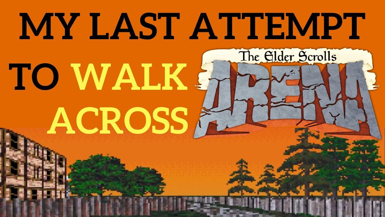 Walk Across the Map in The Elder Scrolls: Arena (Attempt 4 / My Last Attempt)