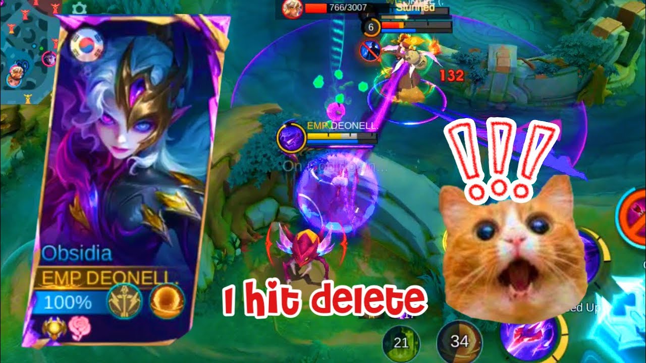 TOP GLOBAL OBSIDIA BEST 1 HIT BUILD 2025!! - (Must Try👍) META DAMAGE - OBSIDIA MLBB