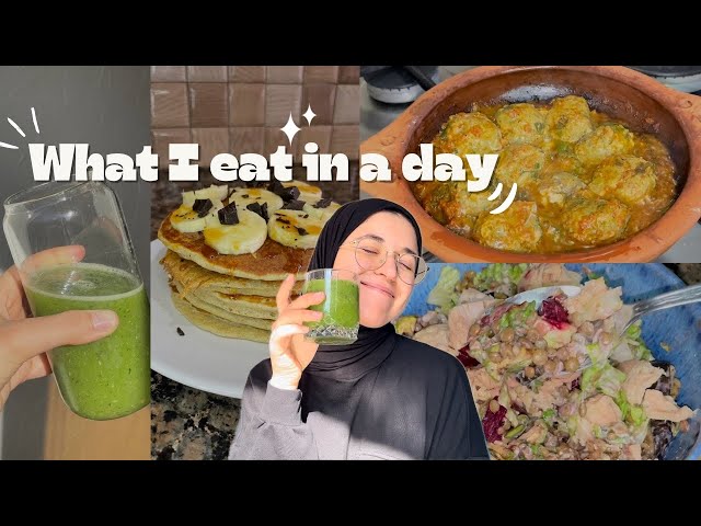 Full day of Healthy Eating 🥗 يوم كامل من الأكل الصحي بدون حرمان class=