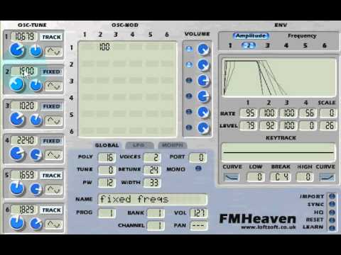 fm synthesis - fixed freq vibrato.avi