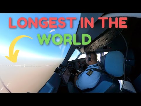 Flying over the LONGEST SEA CROSSING BRIDGE IN THE WORLD (What is EDTO?) | Captain JC Rage