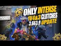 1v4 &amp; 1v3 INSANE CLUTCHES 🔥 | BGMI 3.8 &amp; 3.9 Update Highlights!