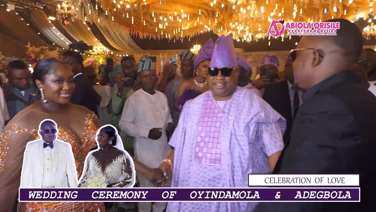 See how Gov Adeleke and President Obasanjo danced with the Couple Oyindamola and Adegbola