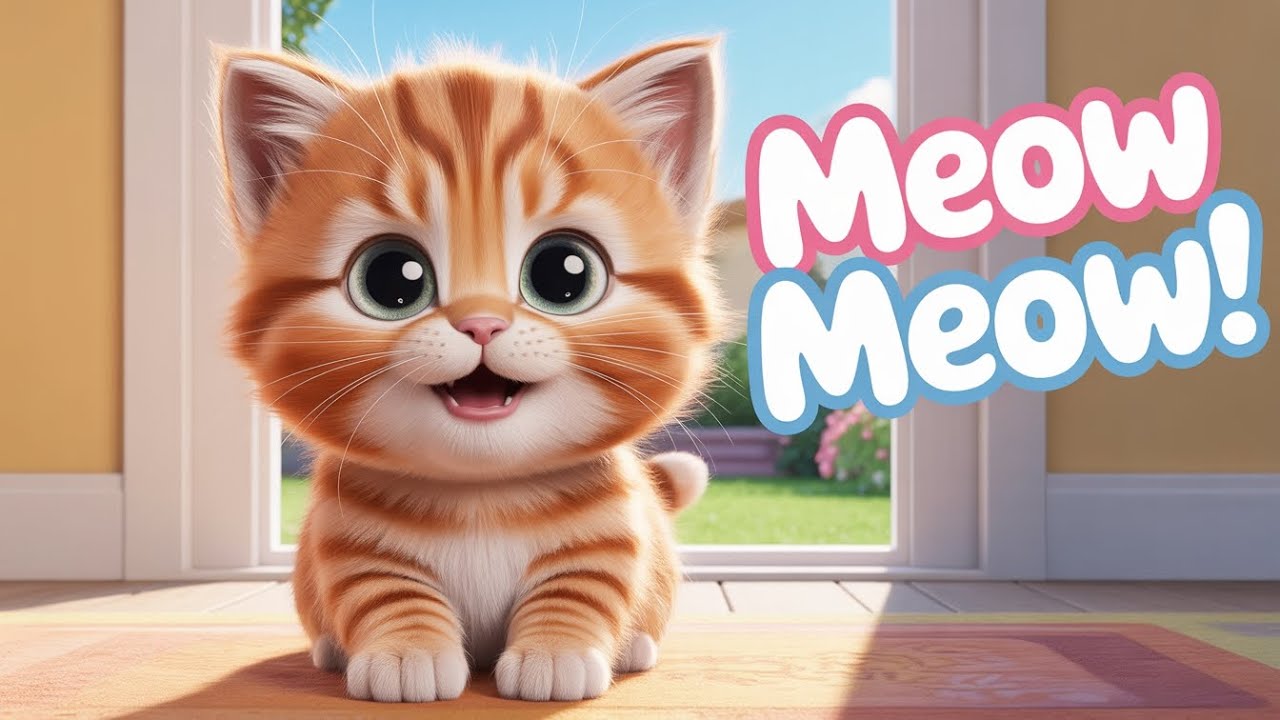 Meow Meow Billi 🐱 | Funny Cat Song | Learn Animal Sounds | Balgeet Hindi