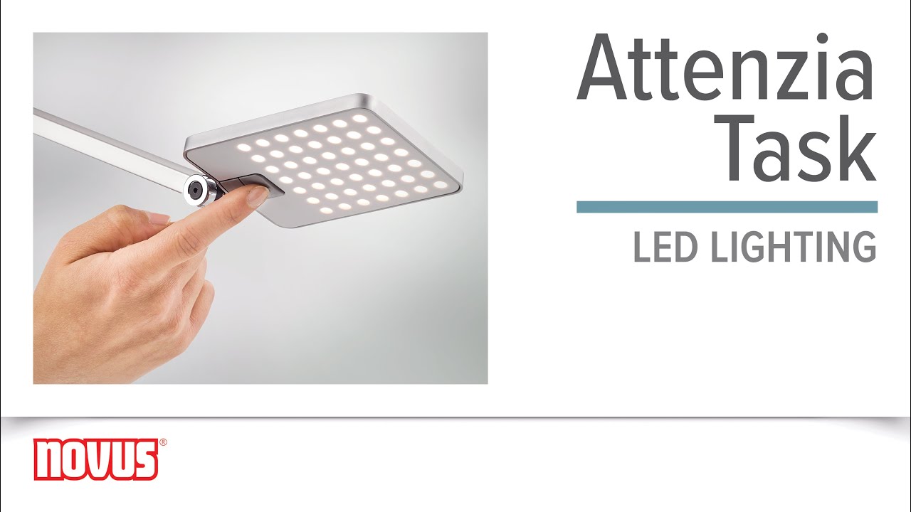 Stylish, Sophisticated Office LED Lighting - Novus Attenzia Task - YouTube