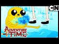 SAD JAKE WITH FROZEN BURGER | Adventure Time FUNNY CLIP | Cartoon Network