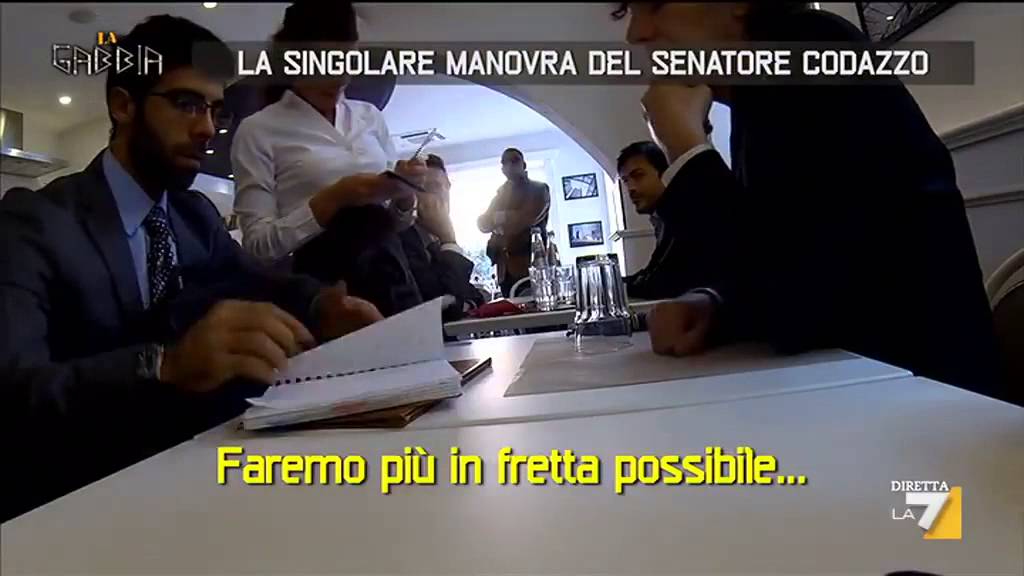 La singolare manovra del Senatore Codazzo
