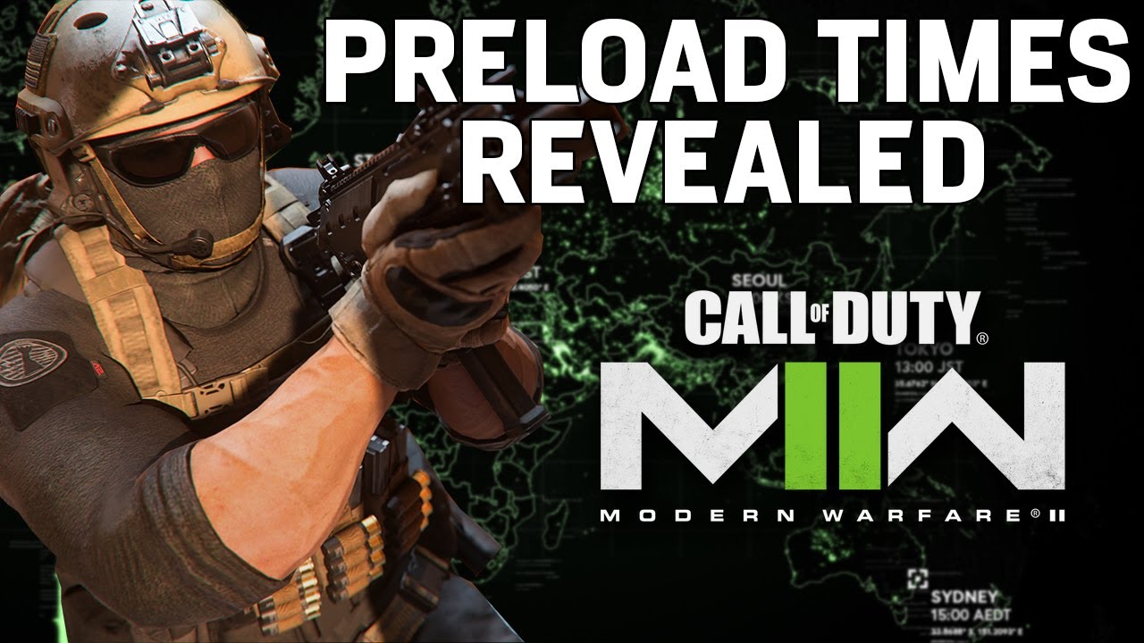 Call of Duty Modern Warfare 2 multiplayer release time and preload