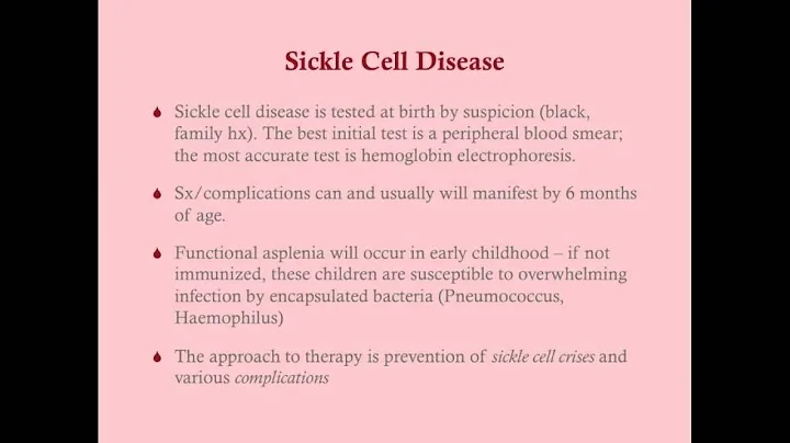 Sickle Cell Disease - CRASH! Medical Review Series
