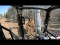 How to move a 6,000+lb tree and stump with a mini excavator