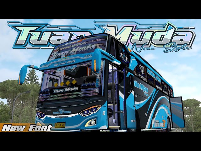 TUAN MUDA NEW FONT. Livery Azkha Wijaya Mod Hino RM 280. Bussid class=