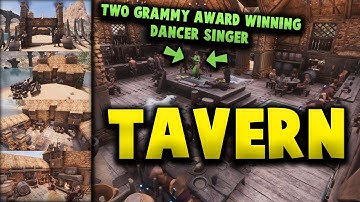 Make a Lively Tavern for the Beginner! | Storytelling Base Tour | #conanexiles
