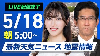 ウェザーニュースの配信のサムネイル画像