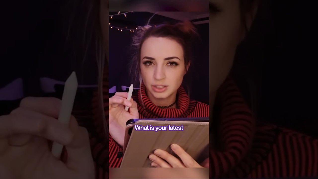 ASMR - Asking you a BUNCH of questions #shorts