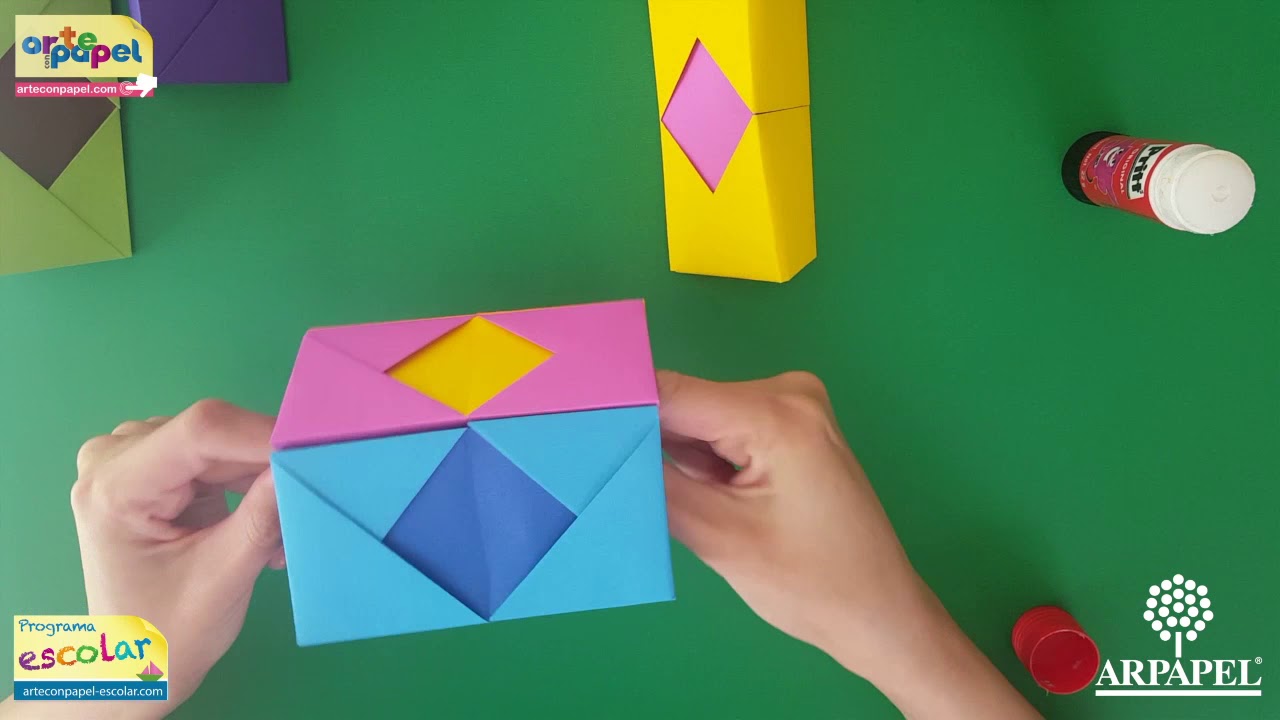 Lapicero de Origami // Origami Pencil Case YouTube
