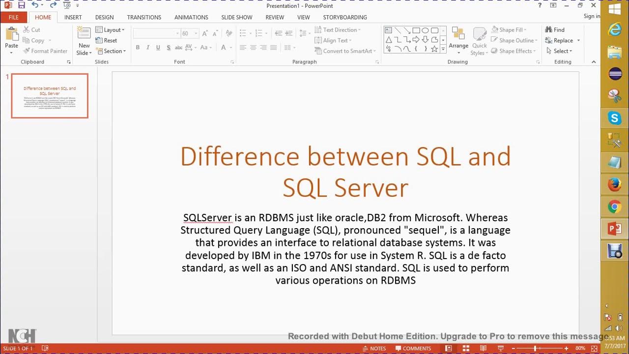 Difference between SQL and SQL Server - YouTube