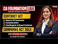 CA Foundation Law for May 2026, Sept 2026 Attempt | Revision Series | CA Ankita Patni | SPC