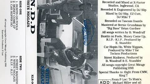 N.D.D - White Niggazs (1994) [FULL EP] (FLAC) [GANGSTA RAP / G-FUNK]