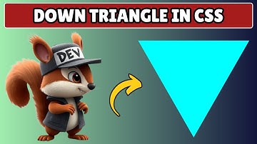 How to Create Down Triangle in HTML and CSS