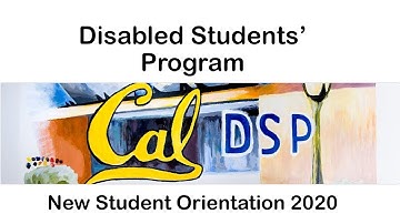 DSP at UC Berkeley - New Student Orientation - Fall 2020