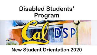 DSP at UC Berkeley - New Student Orientation - Fall 2020