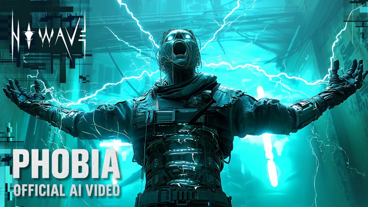 N O W A V E - PHOBIA [Official Music Video] Cyberpunk / Industrial / Trap-Metal