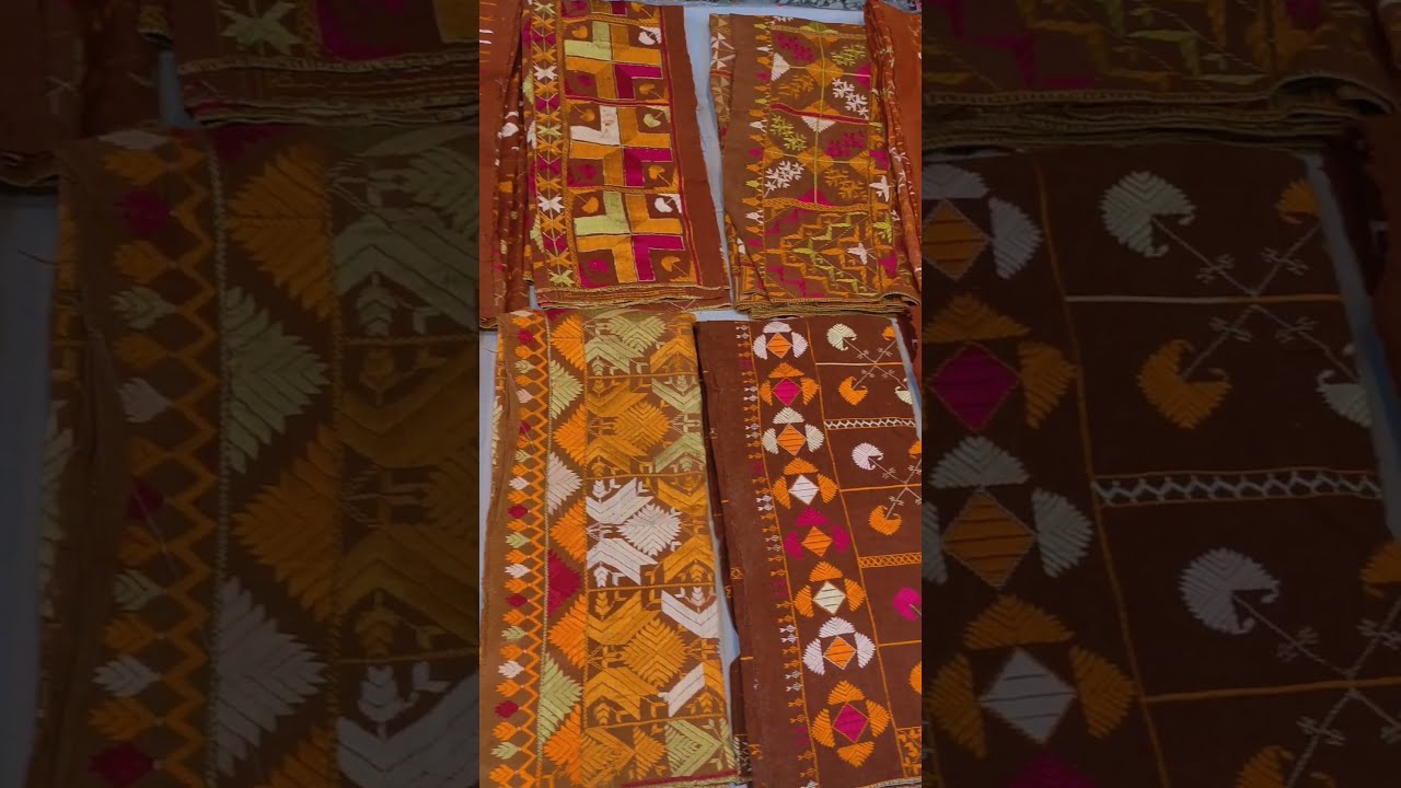 Antique Phulkari Khaddar Bagh 9041400054