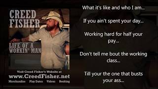 Creed Fisher - Life Of A Workin' Man (Official Lyric Video) chords