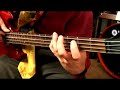Playing 6 Minor Root Scales in F Major on Bass