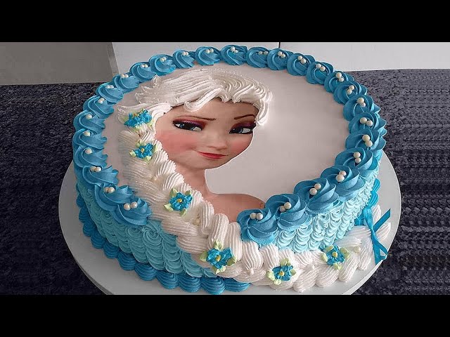 Tarta Frozen.  Tortas de frozen, Tartas, Pastel de elsa frozen