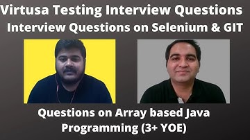 Virtusa Interview Experience | Real Time Interview Questions and Answers