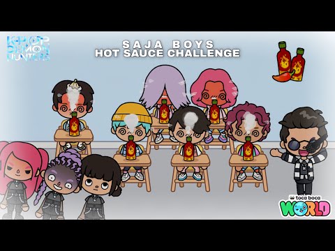 Kpop Demon Hunters Saja Boys Hot Sauce Challenge Toca Life World X Kpop Demon Hunters
