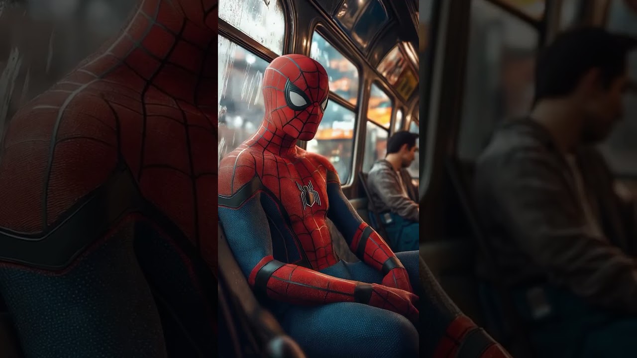 AI-Powered Heroes: U.S. Superheroes on Public Transport!