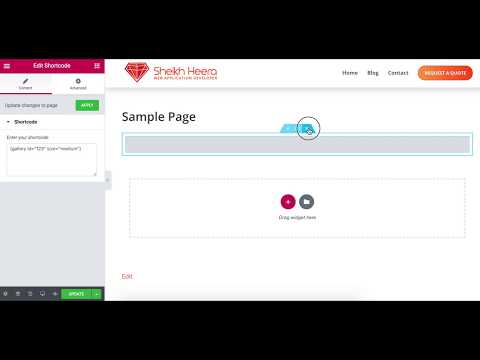 Show Ninja Table In a Page Using Shortcode