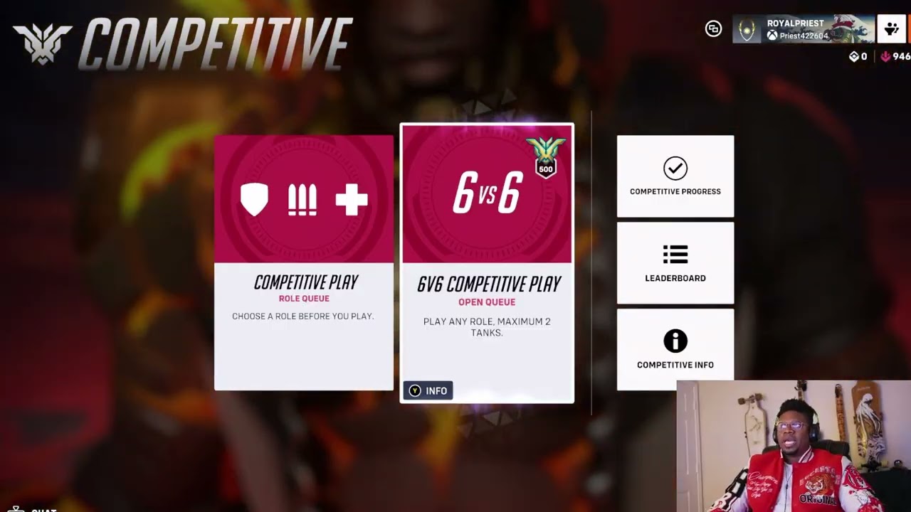 Overwatch 2 day 220 Top 500 Challenger live stream 1/16/2026