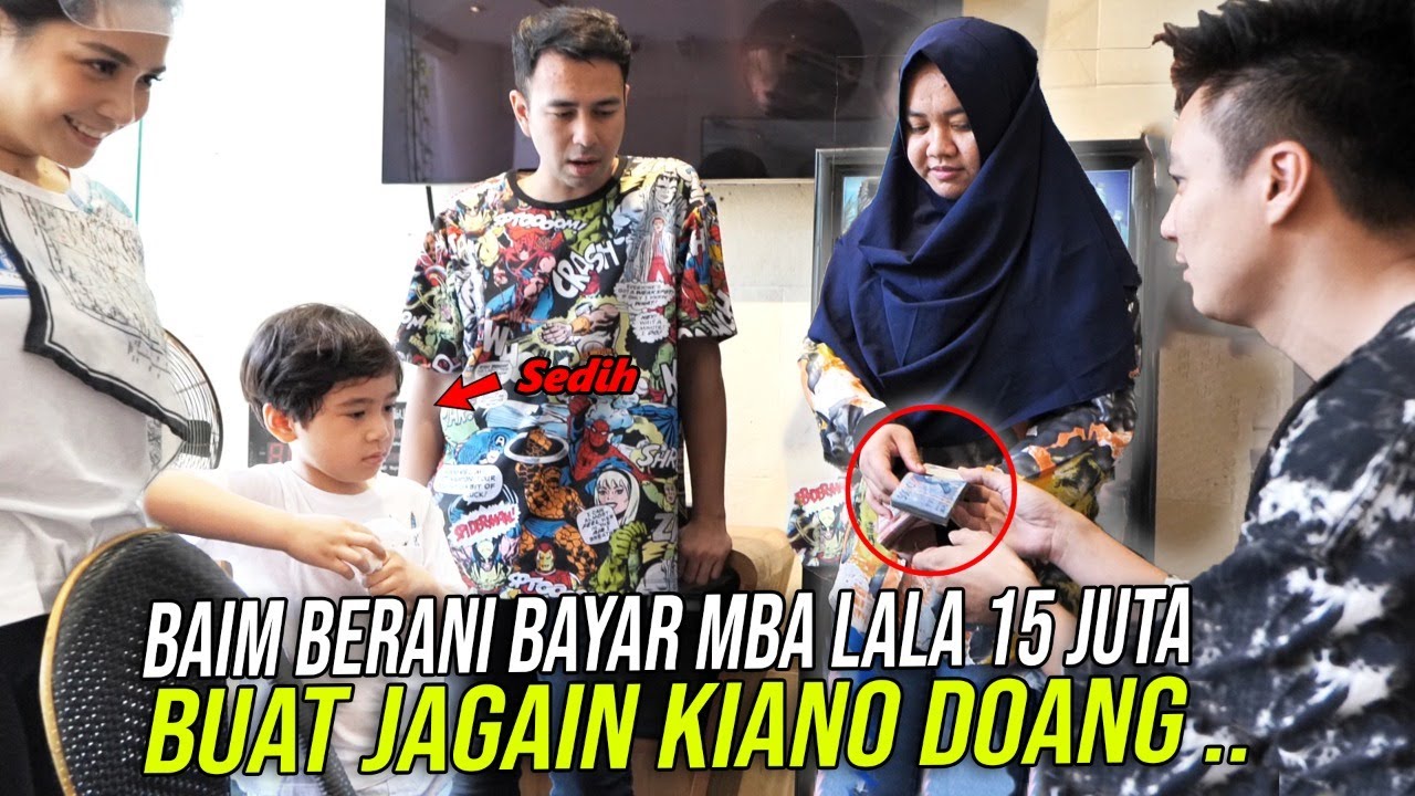 SEDIH LIAT RAFATHAR NANGIS .. MBA LALA NGUCAPIN SELAMAT TINGGAL RAFATHAR ..