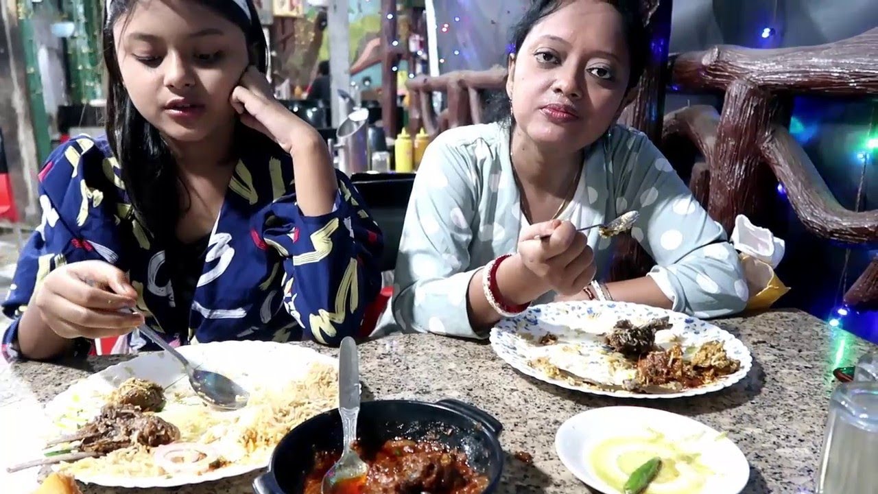 Moner Moto Biryani Khelam | " Raj Cabin Naihati " | Mutton Biryani ( 270 Rs/ ) with Mutton Kosha | Indian Food Loves You