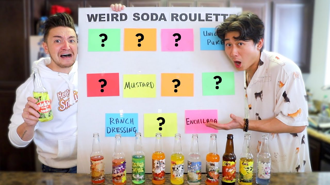 Trying The World s Weirdest Soda Flavors YouTube trying-the-world-s-weirdest-soda-flavors-youtube