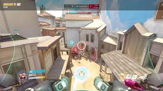 D.Va Quintuple kill TIMES two with sombra hack